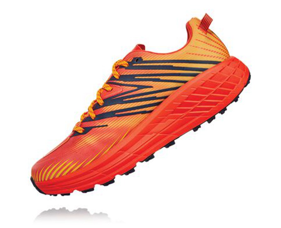 Hoka One One Trail Schoenen Heren - Speedgoat 4 Gore-Tex - Rood - TB3192708